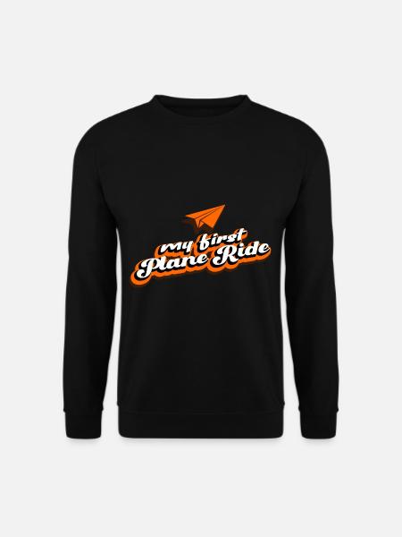 My First Plane Ride 34 - Unisex Sweatshirt - black