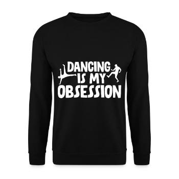 Dancing Is My Obsession 2 - Unisex Pullover - Schwarz - Vorne - Alina (178cm) & Michal (187cm)