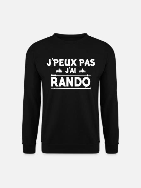 I CAN NOT I HIKE - Unisex Sweatshirt - black