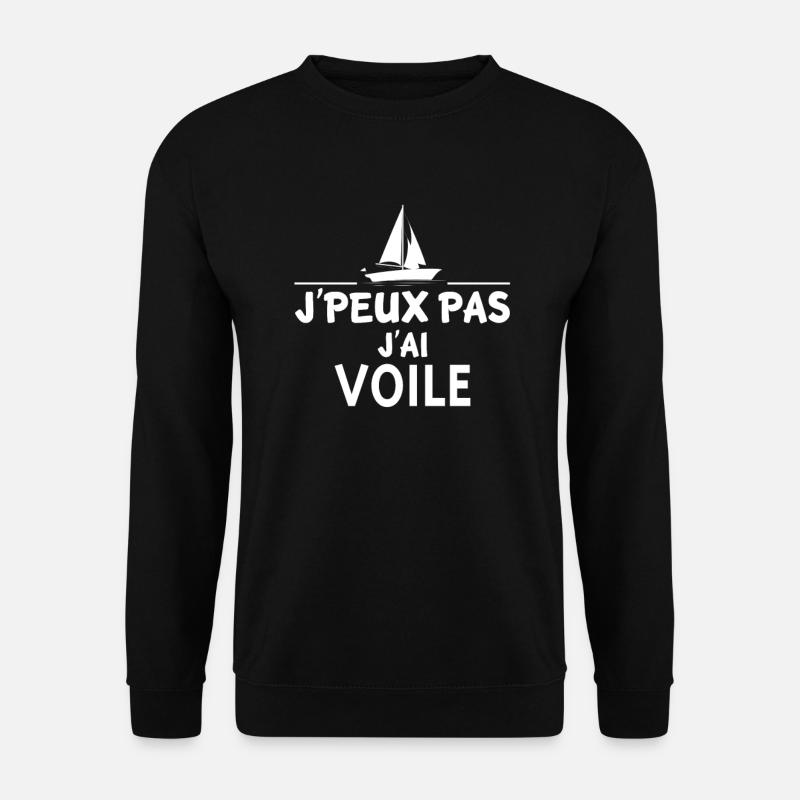 I can not I have sailing - Unisex Sweatshirt - black