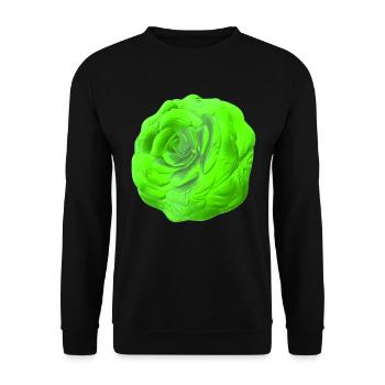 Rose Green - Unisex Sweatshirt - black - Front - Alina (178cm) & Michal (187cm)