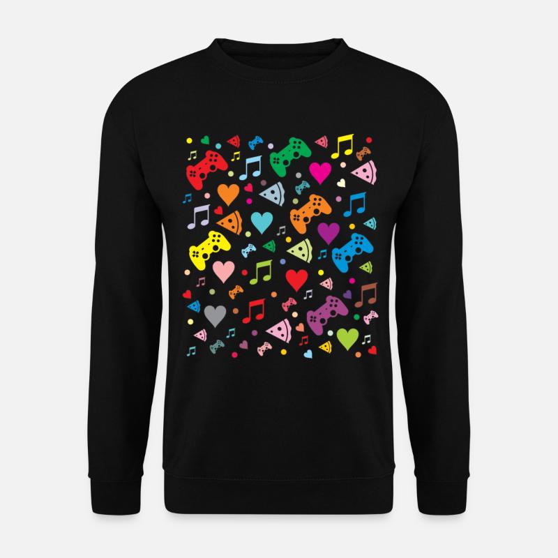 Game Pattern - Unisex Sweatshirt - black