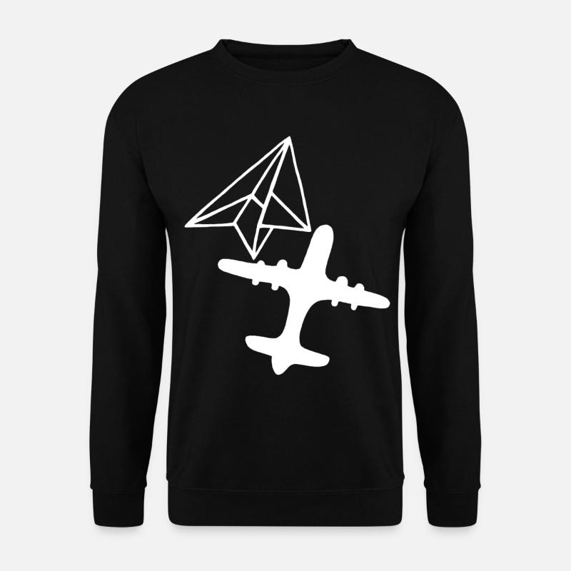 Dream of Greatness (White) - Unisex Sweatshirt - black