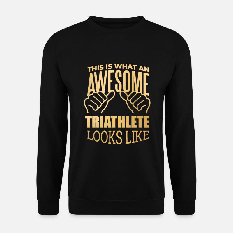 Triathlon - Unisex Pullover - Schwarz