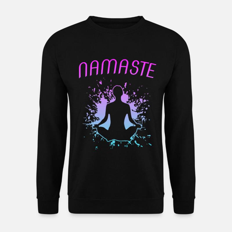 Yoga Namaste Om  - Unisex Pullover - Schwarz