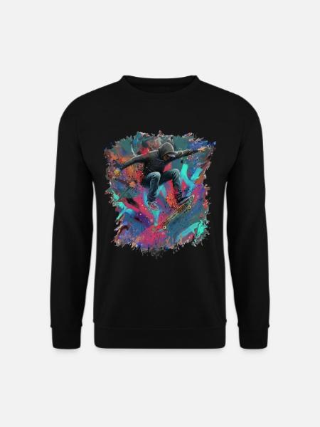 Skateboarding - Sweat-shirt Unisexe - noir