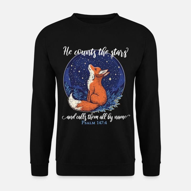 Fox Christian - Unisex Sweatshirt - black