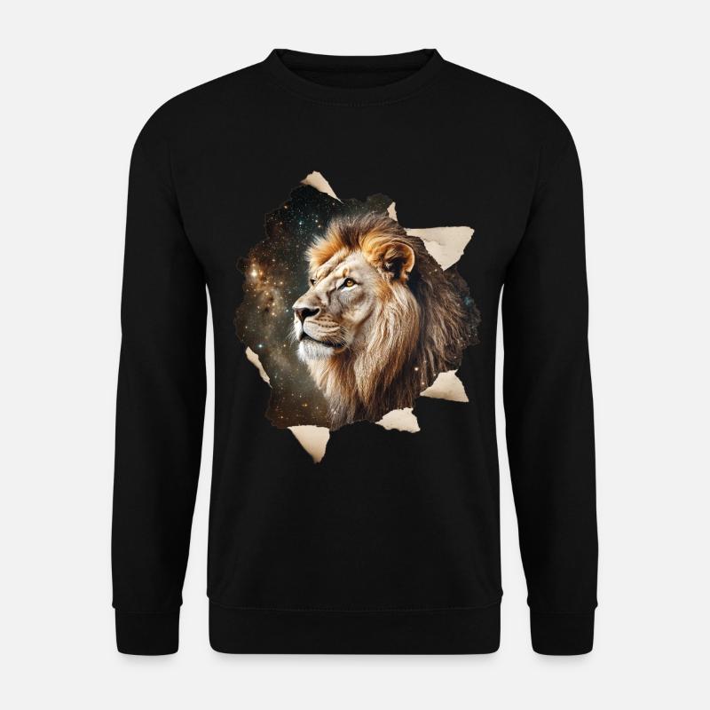 Löwe - Unisex Pullover - Schwarz