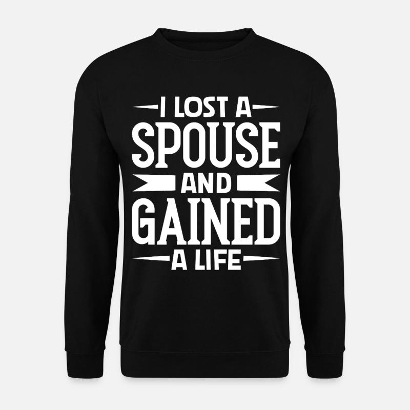 Conjoint perdu - Vie gagnée - Sweat-shirt Unisexe - noir