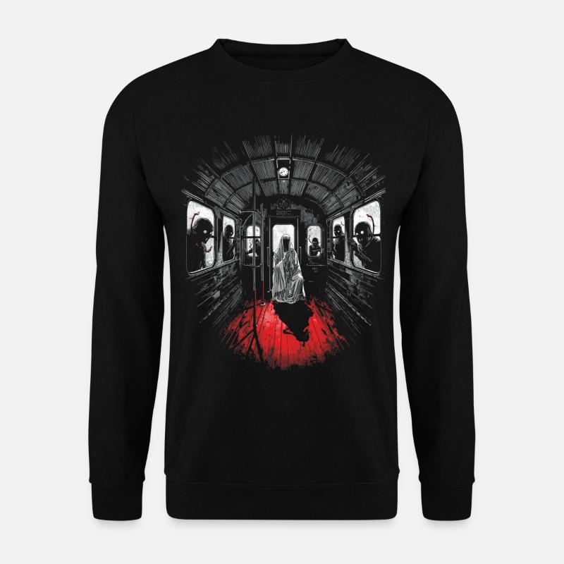 Midnight passenger – Ghost train - Unisex Sweatshirt - black