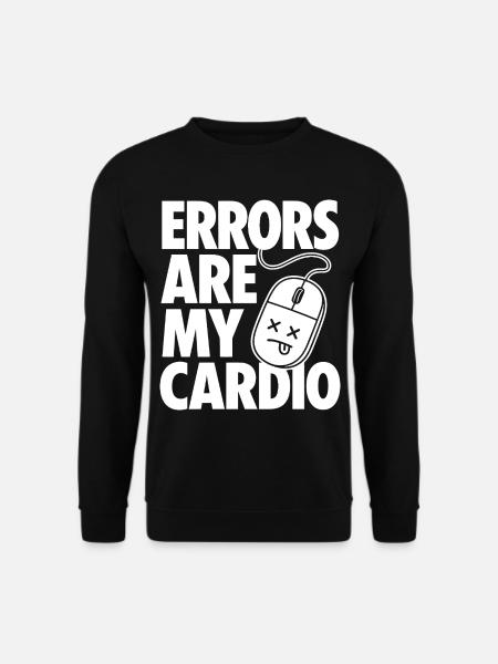 Errors Are My Cardio Programmer - Unisex Sweatshirt - black