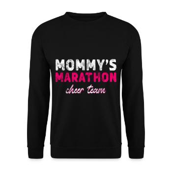 Équipe de cheer Mommy’s Marathon 3 - Sweat-shirt Unisexe - noir - Devant - Alina (178cm) & Michal (187cm)