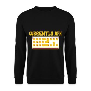 Actuellement Afk 4 - Sweat-shirt Unisexe - noir - Devant - Alina (178cm) & Michal (187cm)