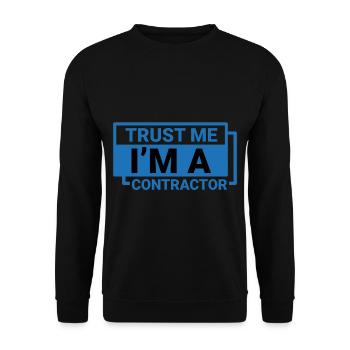 Croyez-moi, je suis un entrepreneur 4 - Sweat-shirt Unisexe - noir - Devant - Alina (178cm) & Michal (187cm)