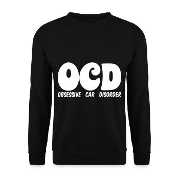 Obsessive Car Disorder - Unisex Sweatshirt - black - Front - Alina (178cm) & Michal (187cm)