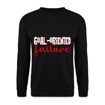 Goal Oriented Failure 4 - Unisex Pullover - Schwarz - Vorne - Alina (178cm) & Michal (187cm)
