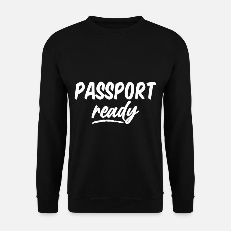 Passport Ready - Unisex Pullover - Schwarz