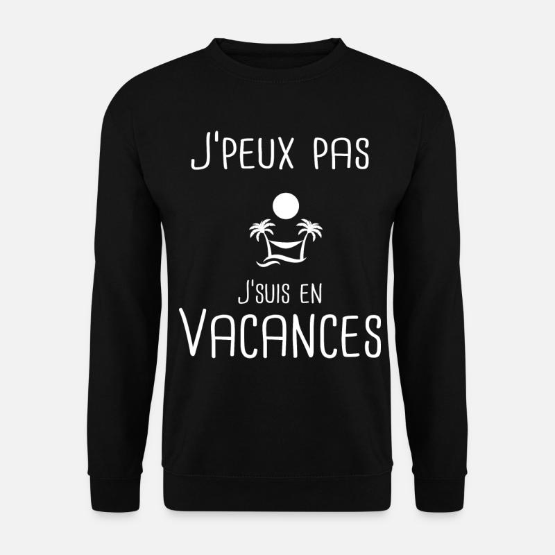 vacances - Sweat-shirt Unisexe - noir