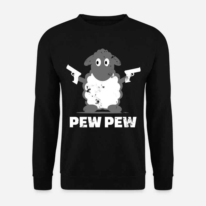 Conception de mouton drôle - Sweat-shirt Unisexe - noir