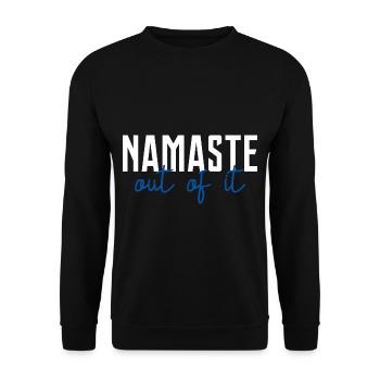 Namaste Hors de lui 2 - Sweat-shirt Unisexe - noir - Devant - Alina (178cm) & Michal (187cm)