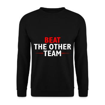 Beat The Other Team 2 - Unisex Pullover - Schwarz - Vorne - Alina (178cm) & Michal (187cm)