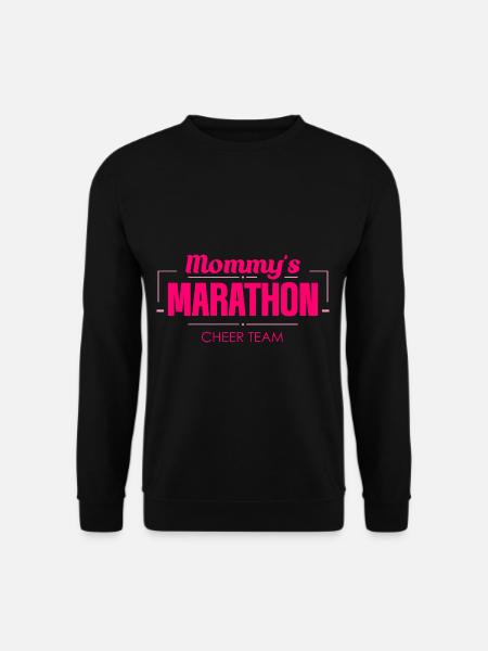 Mommy's Marathon Cheer Team 2 - Unisex Pullover - Schwarz