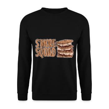 S'more Squad 3 - Unisex Pullover - Schwarz - Vorne - Alina (178cm) & Michal (187cm)