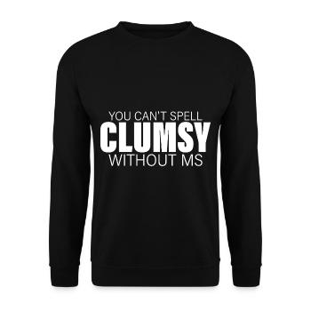 Vous ne pouvez pas épeler maladroit sans SEP - Sweat-shirt Unisexe - noir - Devant - Alina (178cm) & Michal (187cm)
