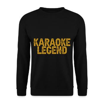 Légende du karaoké 3 - Sweat-shirt Unisexe - noir - Devant - Alina (178cm) & Michal (187cm)