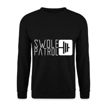 Swole Patrol 3 - Unisex Pullover - Schwarz - Vorne - Alina (178cm) & Michal (187cm)