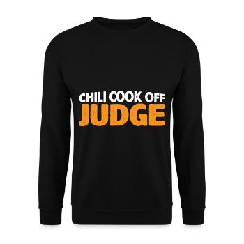 Chili Cook Off Judge 26 - Unisex Sweatshirt - black - Front - Alina (178cm) & Michal (187cm)