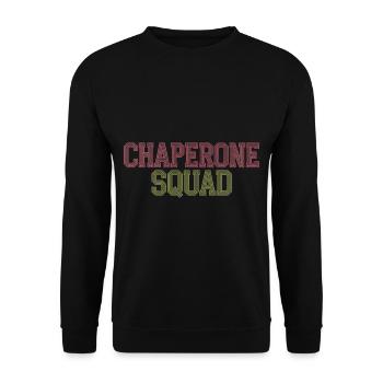 Chaperone Squad 16 - Unisex Pullover - Schwarz - Vorne - Alina (178cm) & Michal (187cm)