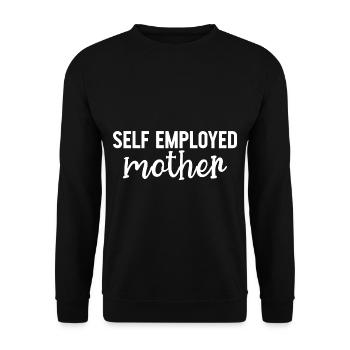 Mère indépendante - Sweat-shirt Unisexe - noir - Devant - Alina (178cm) & Michal (187cm)
