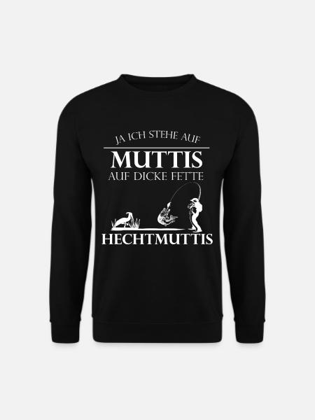 Hecht Angler - Unisex Pullover - Schwarz