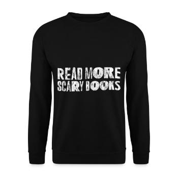 Lire la suite Livres effrayants 3 - Sweat-shirt Unisexe - noir - Devant - Alina (178cm) & Michal (187cm)
