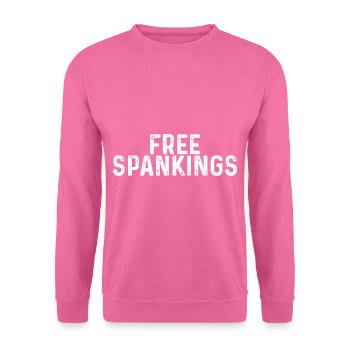 Free Spankings 3 - Unisex Pullover - Pink - Vorne