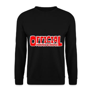 Official Pooper Scooper 15 - Unisex Pullover - Schwarz - Vorne - Alina (178cm) & Michal (187cm)