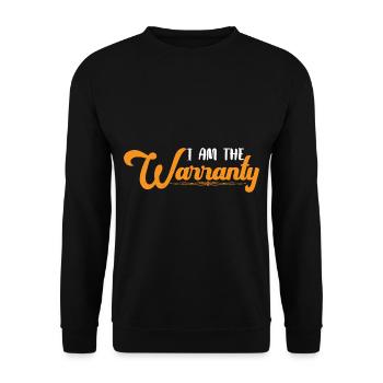 Je suis la garantie 20 - Sweat-shirt Unisexe - noir - Devant - Alina (178cm) & Michal (187cm)