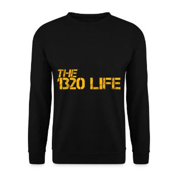 La Vie 1320 4 - Sweat-shirt Unisexe - noir - Devant - Alina (178cm) & Michal (187cm)