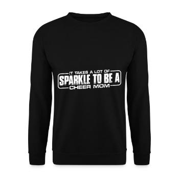 Il faut beaucoup d’éclat pour être une maman de joie 4 - Sweat-shirt Unisexe - noir - Devant - Alina (178cm) & Michal (187cm)