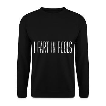 Je pète dans les piscines 3 - Sweat-shirt Unisexe - noir - Devant - Alina (178cm) & Michal (187cm)