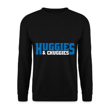 Huggies & Chuggies 31 - Sweat-shirt Unisexe - noir - Devant - Alina (178cm) & Michal (187cm)