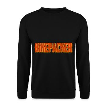 Bikepacker 3 - Sweat-shirt Unisexe - noir - Devant - Alina (178cm) & Michal (187cm)