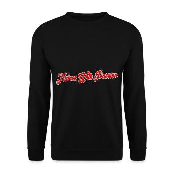 Trainee With Passion 4 - Unisex Pullover - Schwarz - Vorne - Alina (178cm) & Michal (187cm)