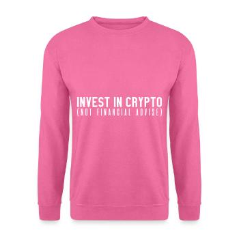 Investissez dans la cryptographie, pas dans des conseils financiers 2 - Sweat-shirt Unisexe - rose - Devant
