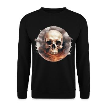 Monster Monster Demon Devil Vampire Guhl Zombie - Unisex Sweatshirt - black - Front - Alina (178cm) & Michal (187cm)