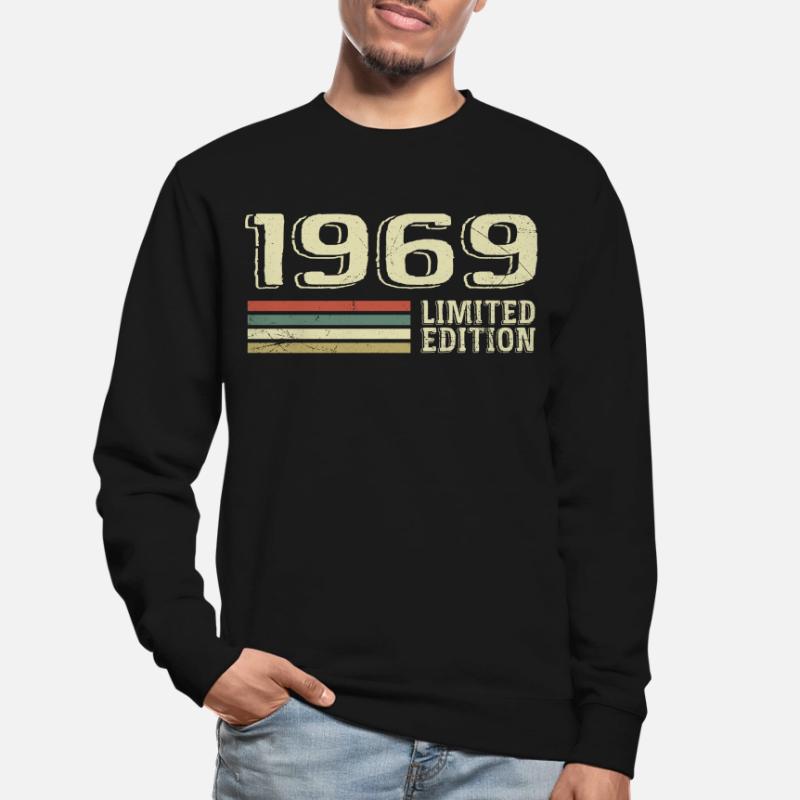 Nées en 1969 anniversaire 1969 Vintage 1969 Sweat-shirt Unisexe
