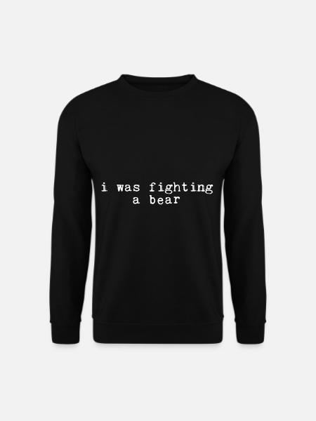 Je combattais un ours 12 - Sweat-shirt Unisexe - noir