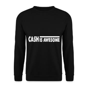 L’argent est génial 12 - Sweat-shirt Unisexe - noir - Devant - Alina (178cm) & Michal (187cm)