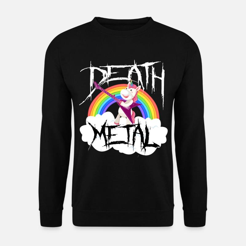 Death Metal Unicorn - Unisex Sweatshirt - black